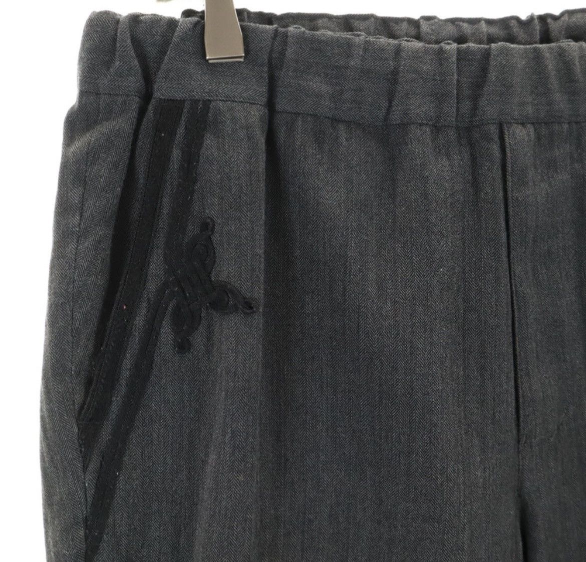 Undercover Undercoverism Made in Japan Herringbone Cropped Pants Size US 32 / EU 48 - 5 Thumbnail