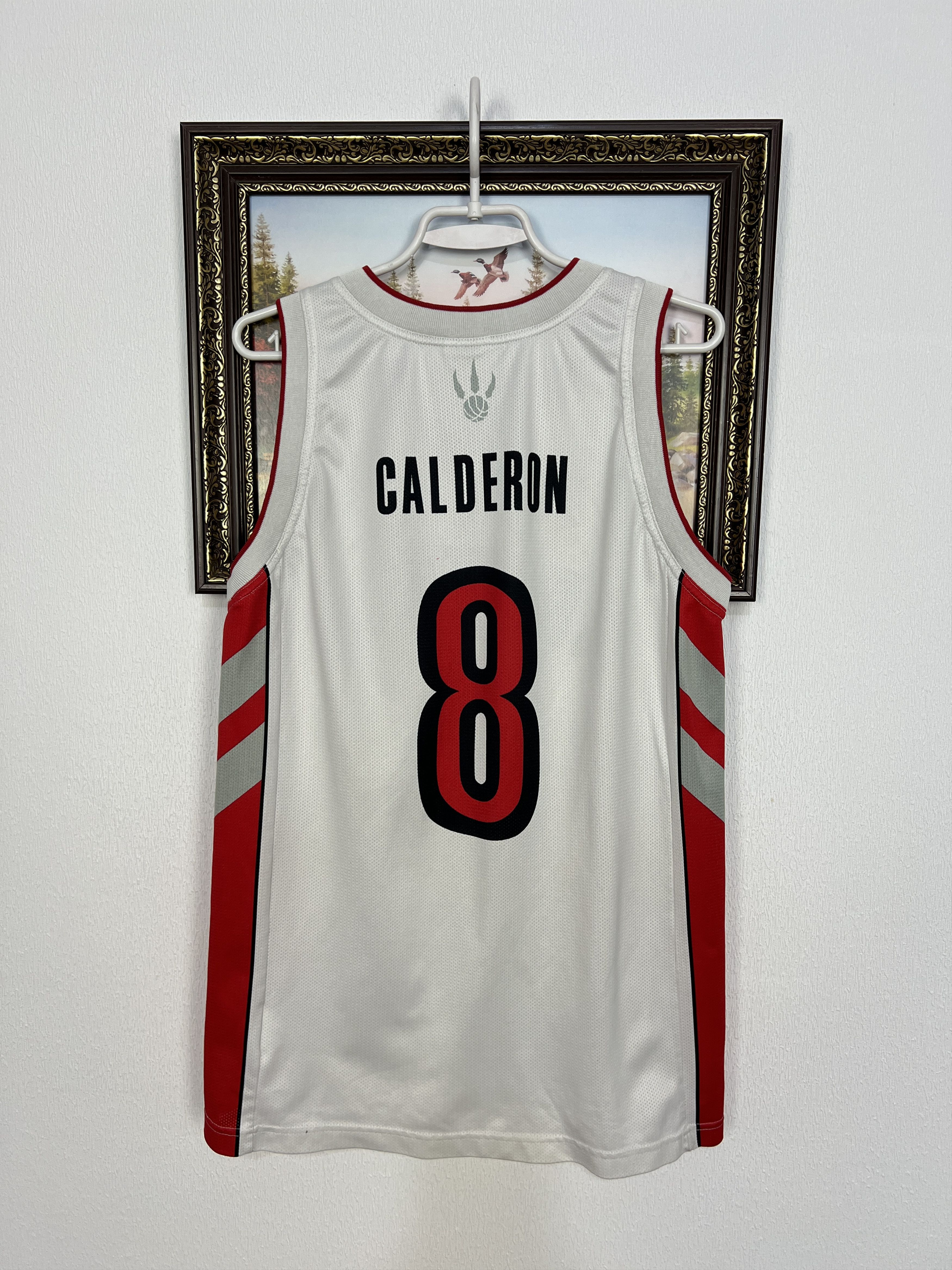 Vintage 90's Champion Toronto Raptors Calderon NBA Jersey