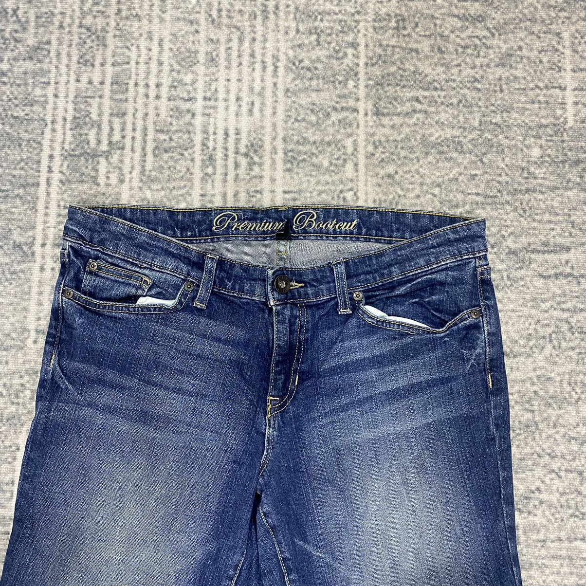 Hysteric Glamour × Japanese Brand × Le Grande Bleu (L.G.B.) Flare☠️ Gap Premium Washed Bootcut Jeans Cowboy Punk 90s Size US 35 - 4 Thumbnail