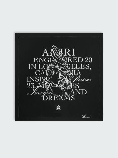 Amiri o1gr1nt0525 Size: OS / Paris Show Scarf in Black Size ONE SIZE - 1 Preview