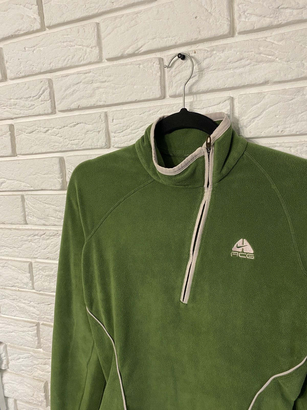 Nike ACG × Vintage Vintage Nike ACG fleece jacket green M logo Size M / US 6-8 / IT 42-44 - 4 Thumbnail