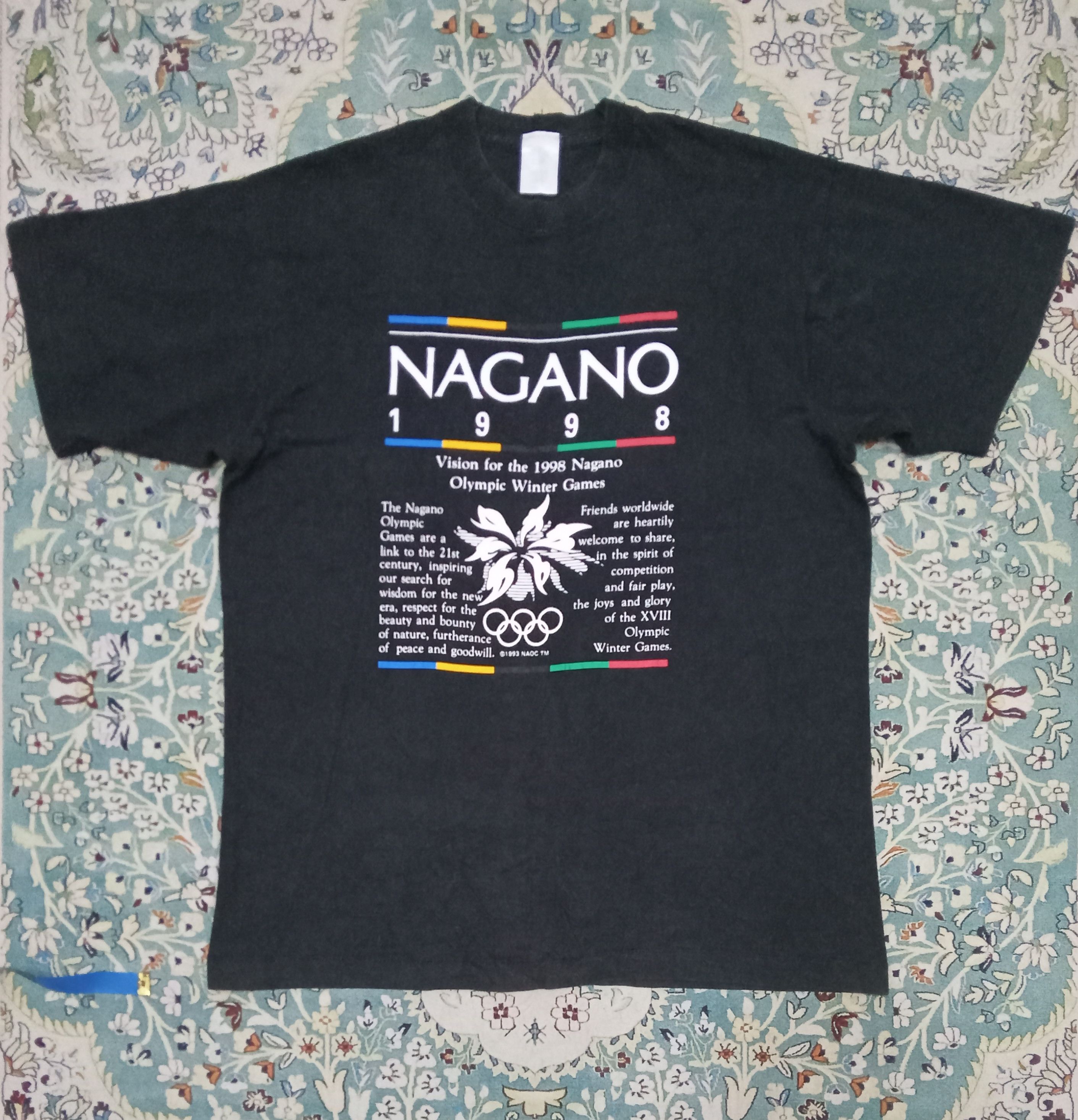Mizuno Vintage Nagano 1998 Olympic Winter Game T Shirt | Grailed