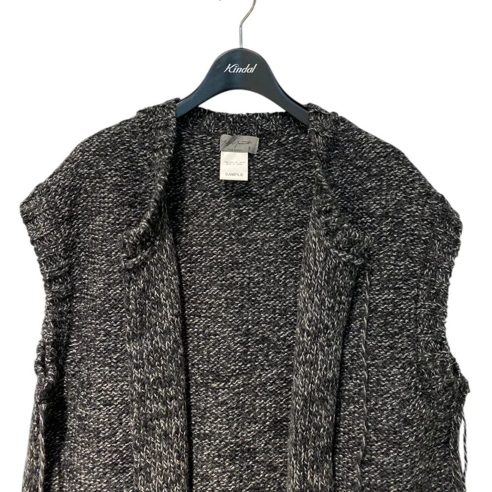 Yohji Yamamoto Yohji Yamamoto pour homme 21AW/Wool knit/Vest Size US XXL / EU 58 / 5 - 4 Thumbnail