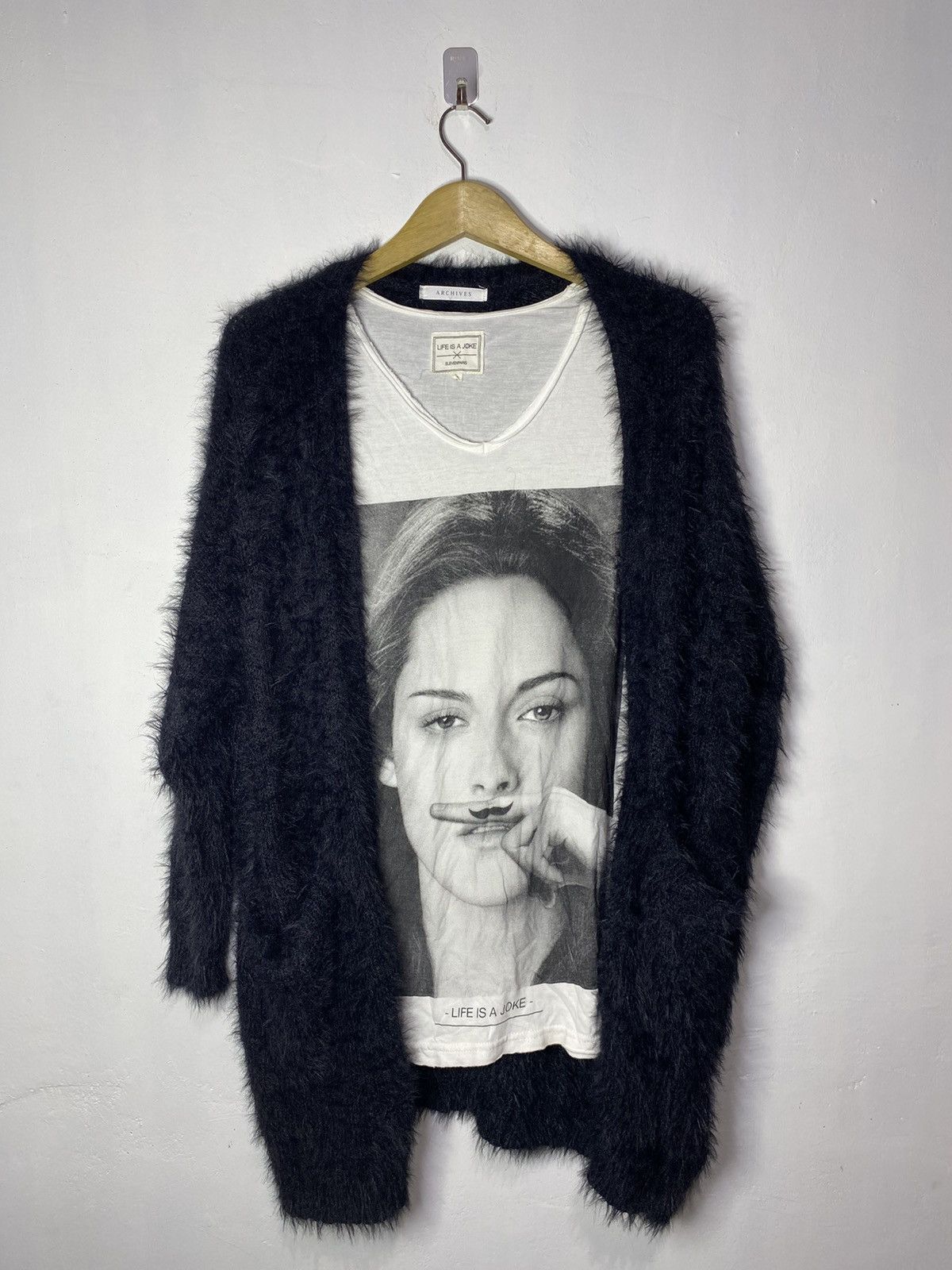Hysteric Glamour × Japanese Brand Japanese Archives fuzzy cardigan Size US M / EU 48-50 / 2 - 1 Thumbnail