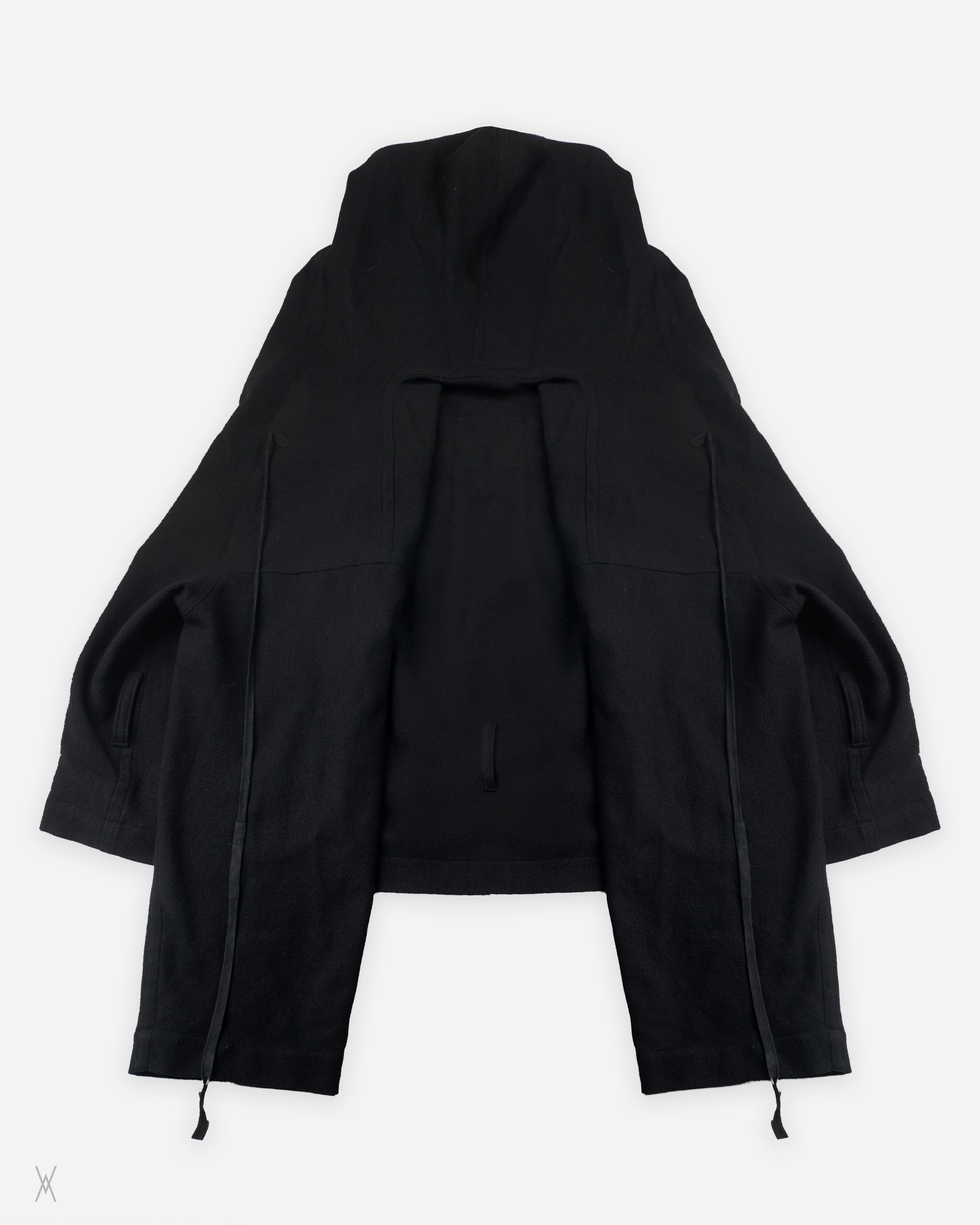 Ann Demeulemeester Ann Demeulemeester Hooded Wool Poncho Jacket Size US S / EU 44-46 / 1 - 4 Thumbnail