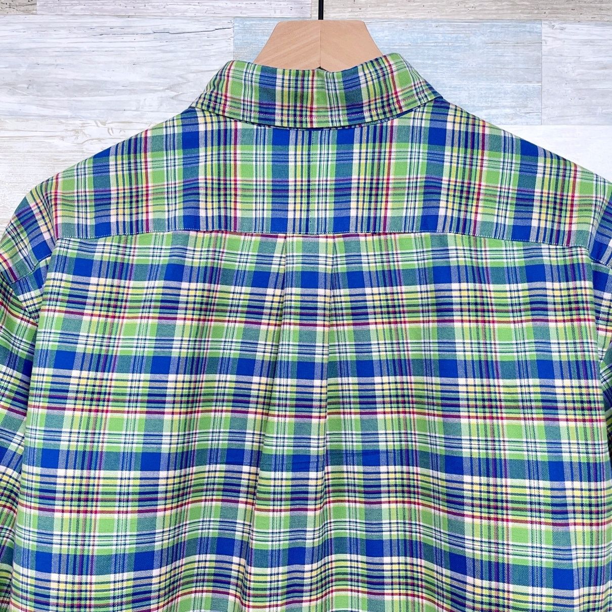 Ralph Lauren Ralph Lauren Oxford Button Down Shirt Green Plaid Mens XL Size US XL / EU 56 / 4 - 4 Thumbnail