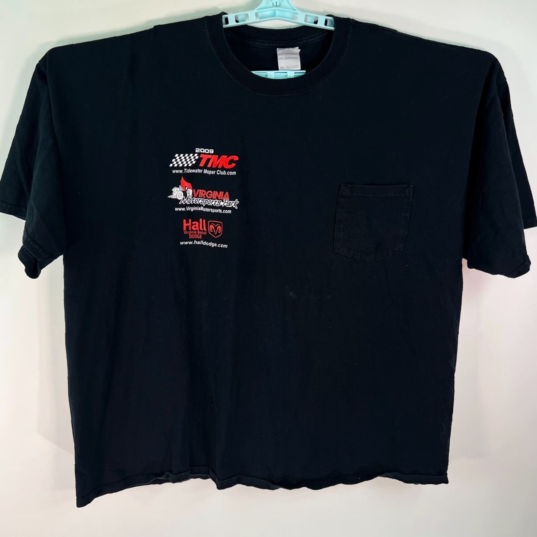 Vintage MOPAR Madness TMC Virginia Motorsports Park Mens Black T Shirt 2009 3XL Size US XXL / EU 58 / 5 - 4 Thumbnail