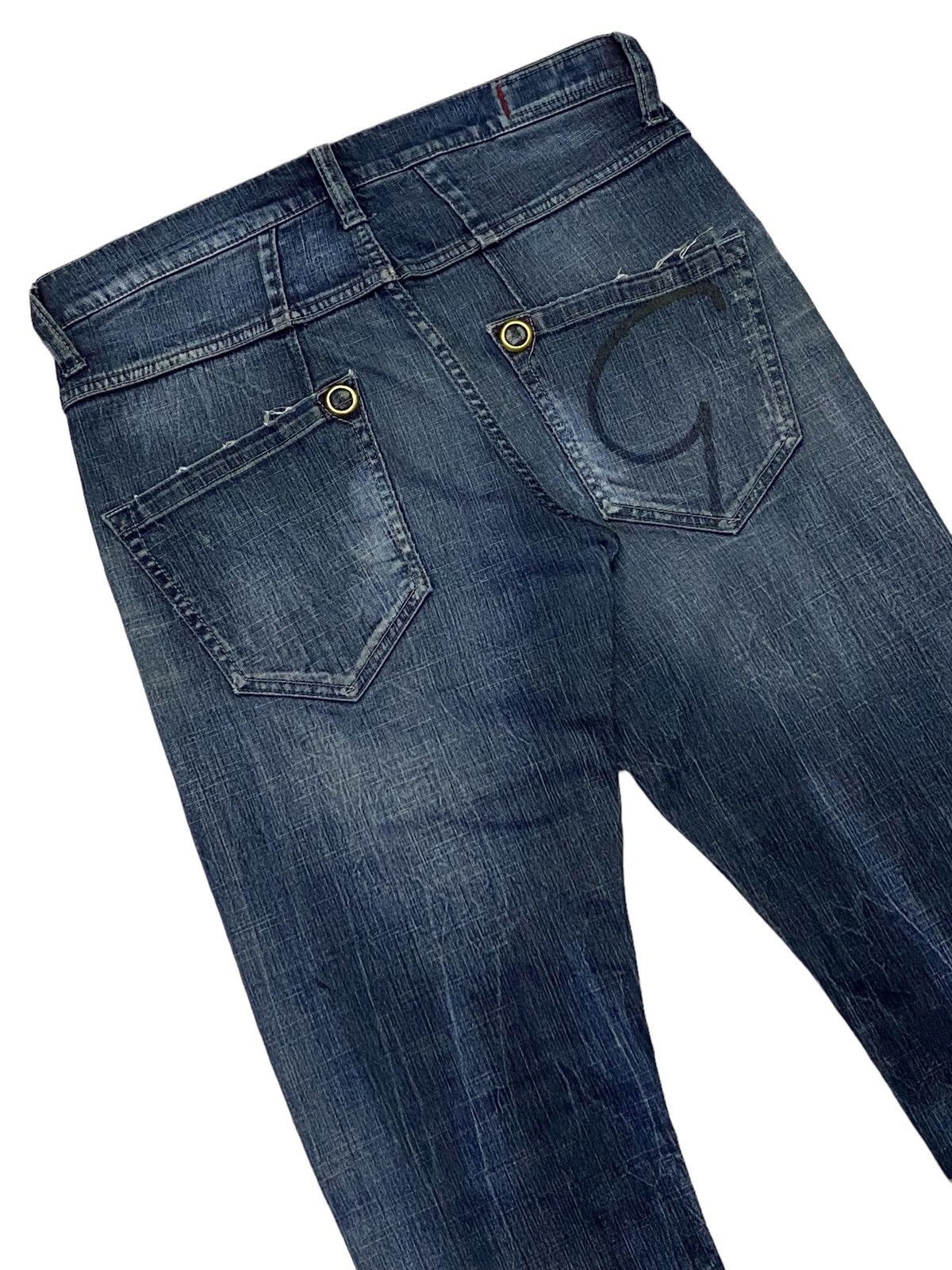 Marithe + Francois Girbaud Marithe Francois Girbaud Patchwork Ripped Distressed Denim Size US 32 / EU 48 - 21 Thumbnail