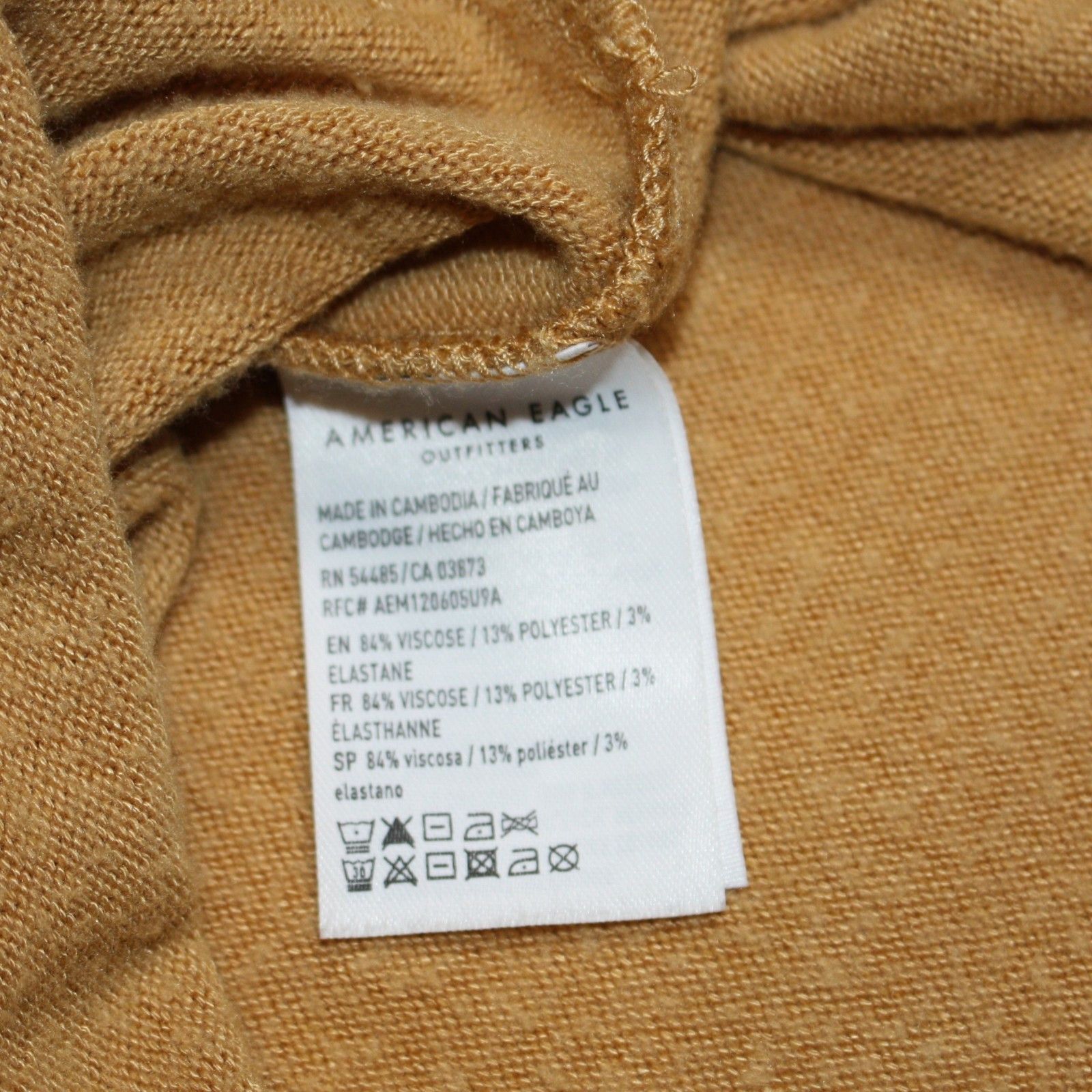 American Eagle Outfitters Soft & Sexy Plush Sweater in Mustard Yellow and size XXS Size XXS / US 00 / IT 34 - 5 Thumbnail
