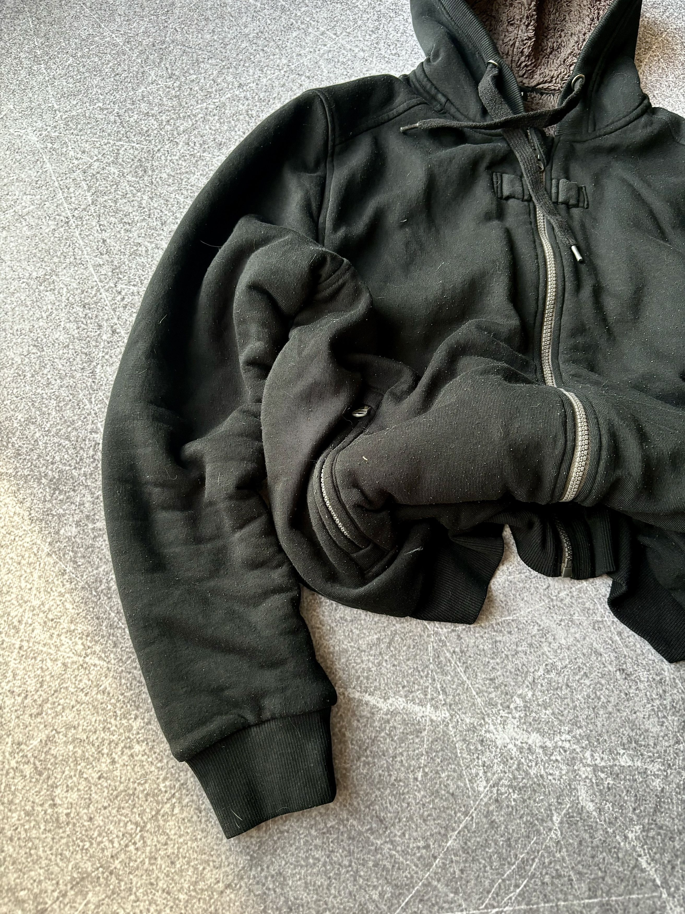 Designer VTG Streetwear Yohji Yamamoto Style Mohair Fur Hoodie 90s Size US M / EU 48-50 / 2 - 3 Thumbnail