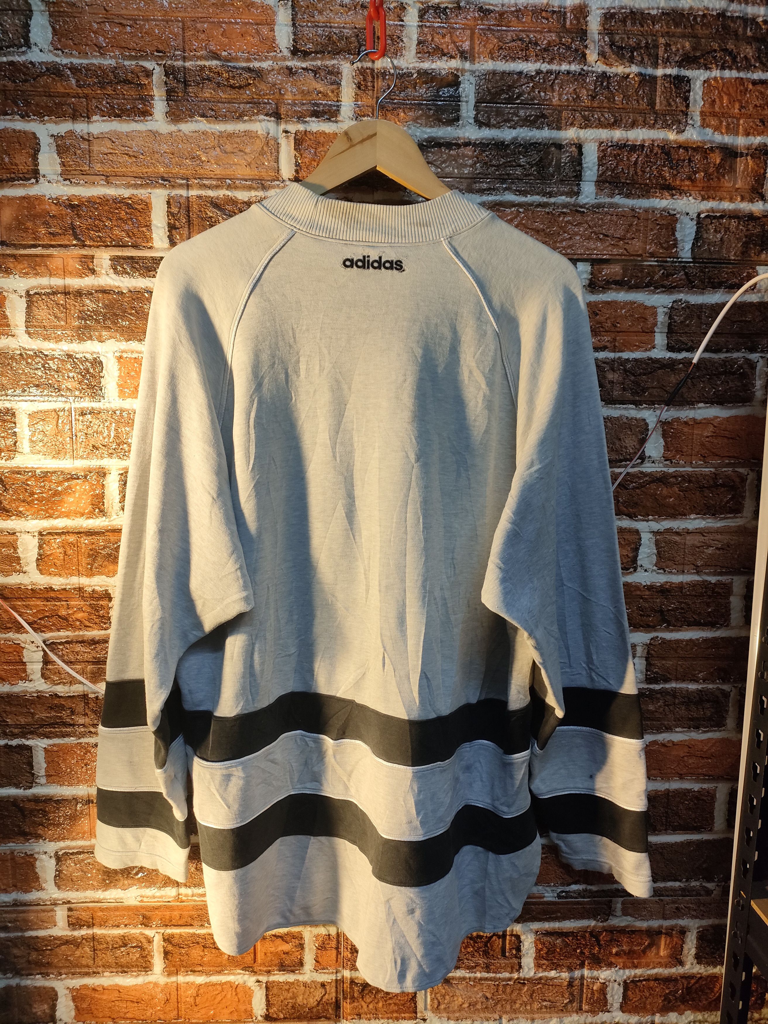 Adidas × Vintage Vintage Adidas Big Logo Size US L / EU 52-54 / 3 - 2 Thumbnail