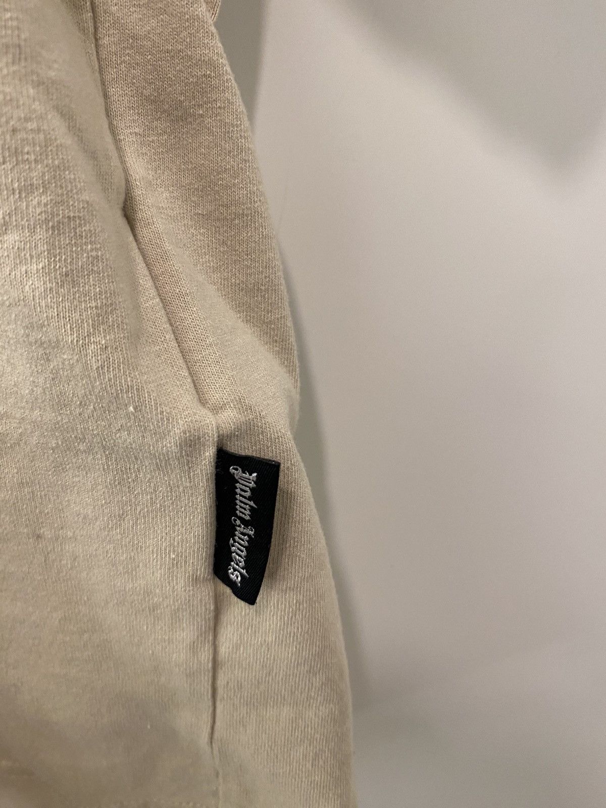 Palm Angels Palm Angels I Love LA Beige Oversized Tee Shirt Size S / US 4 / IT 40 - 3 Thumbnail