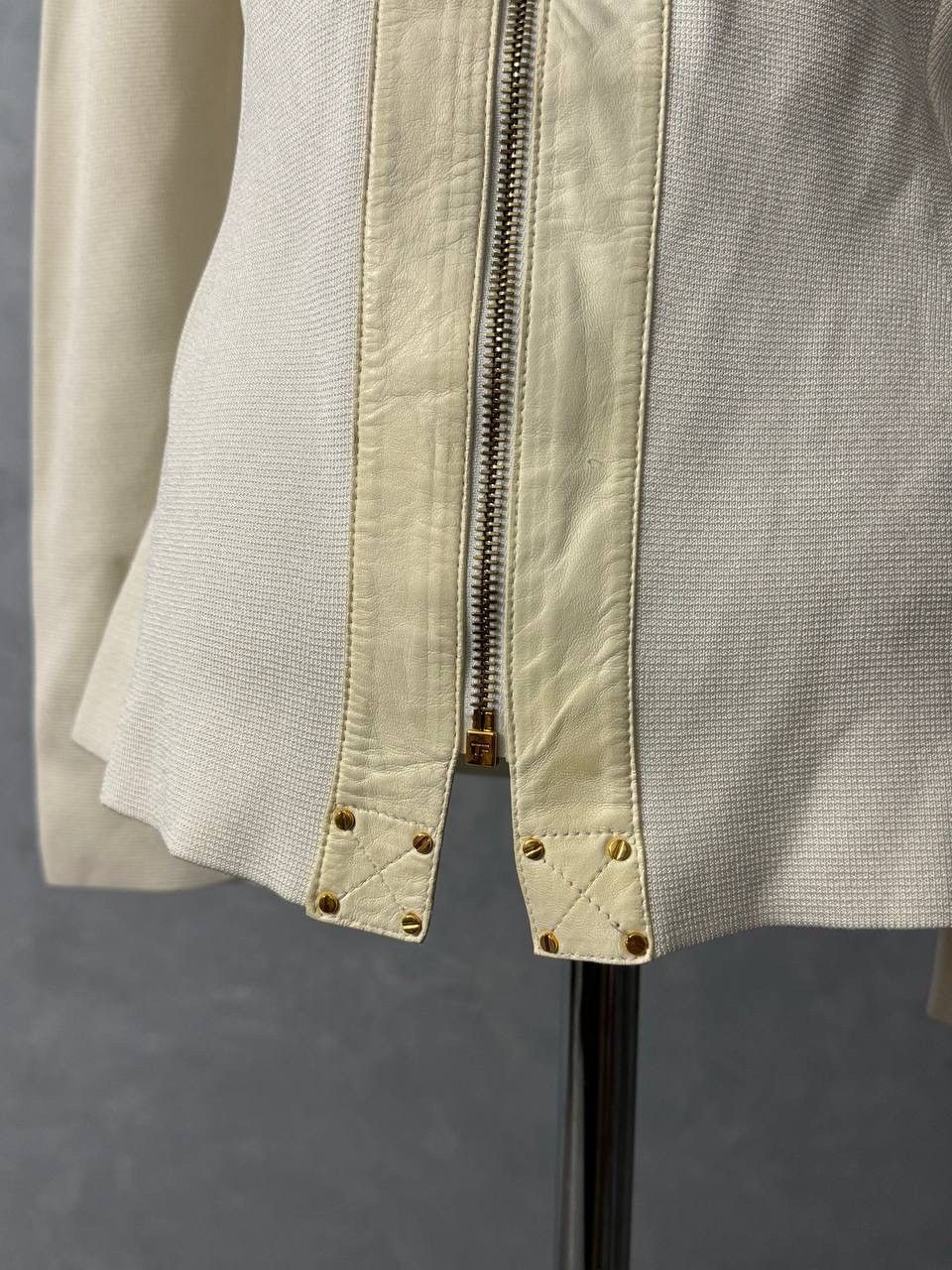 Tom Ford Rare Tom Ford jacket viscose leather zip size 42 Size M / US 6-8 / IT 42-44 - 5 Thumbnail