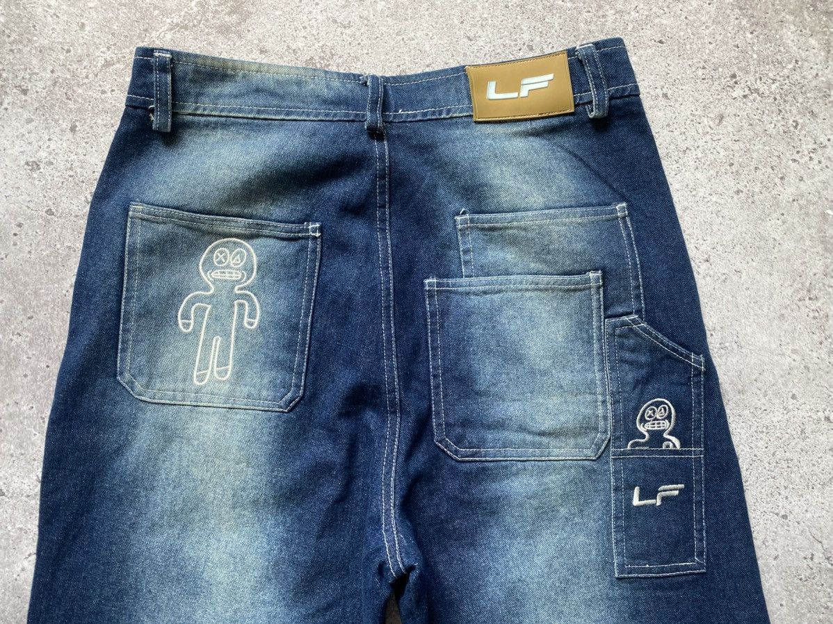 Japanese Brand × La Fam Amsterdam Vintage La Fam Amsterdam streetwear jeans Y2K Size US 31 - 2 Thumbnail