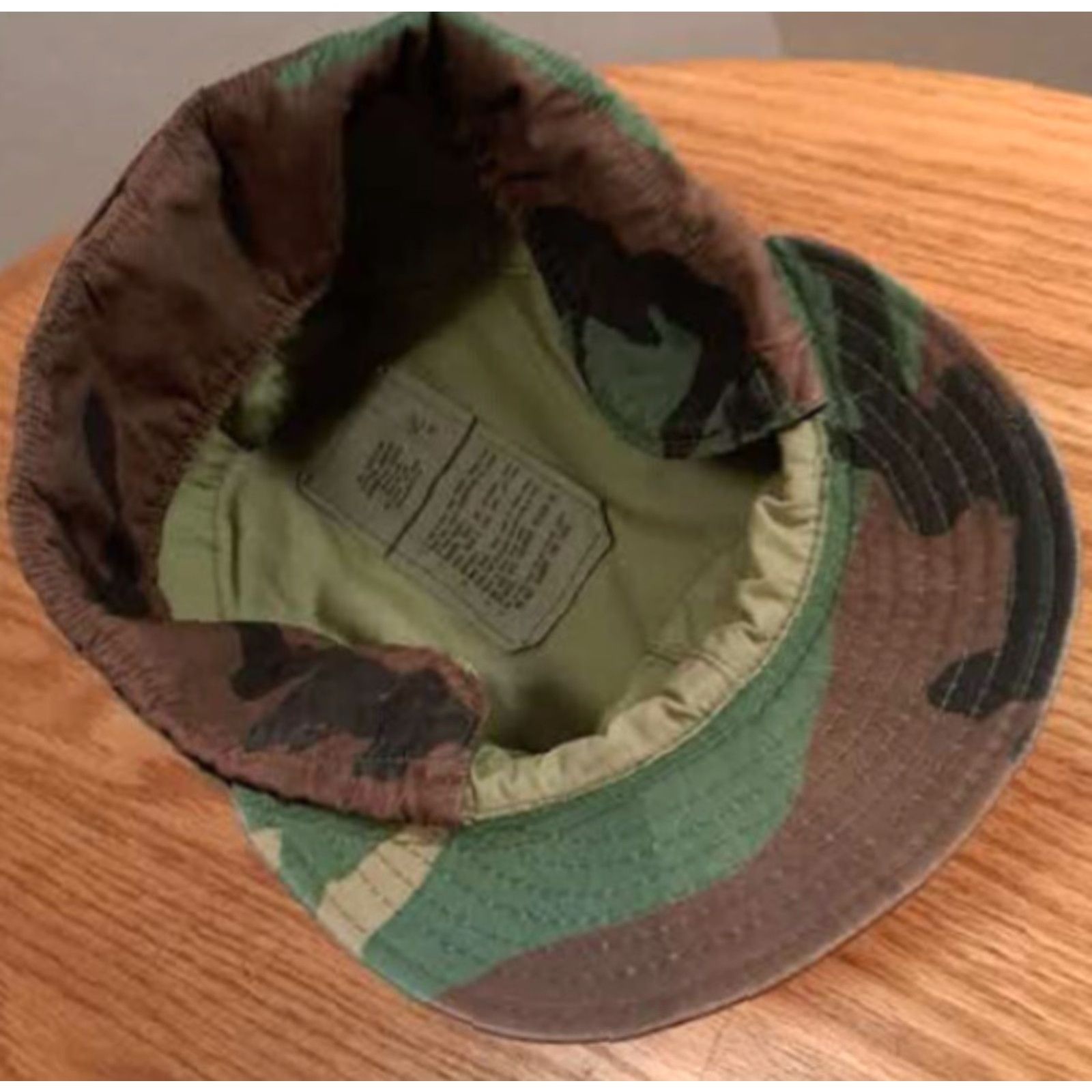 Vintage Military Camouflage Fishing Field Hat 7 3/4 Insulated Ear Flaps Mens Camouflage Cotton Baseball Cap Size ONE SIZE - 5 Thumbnail