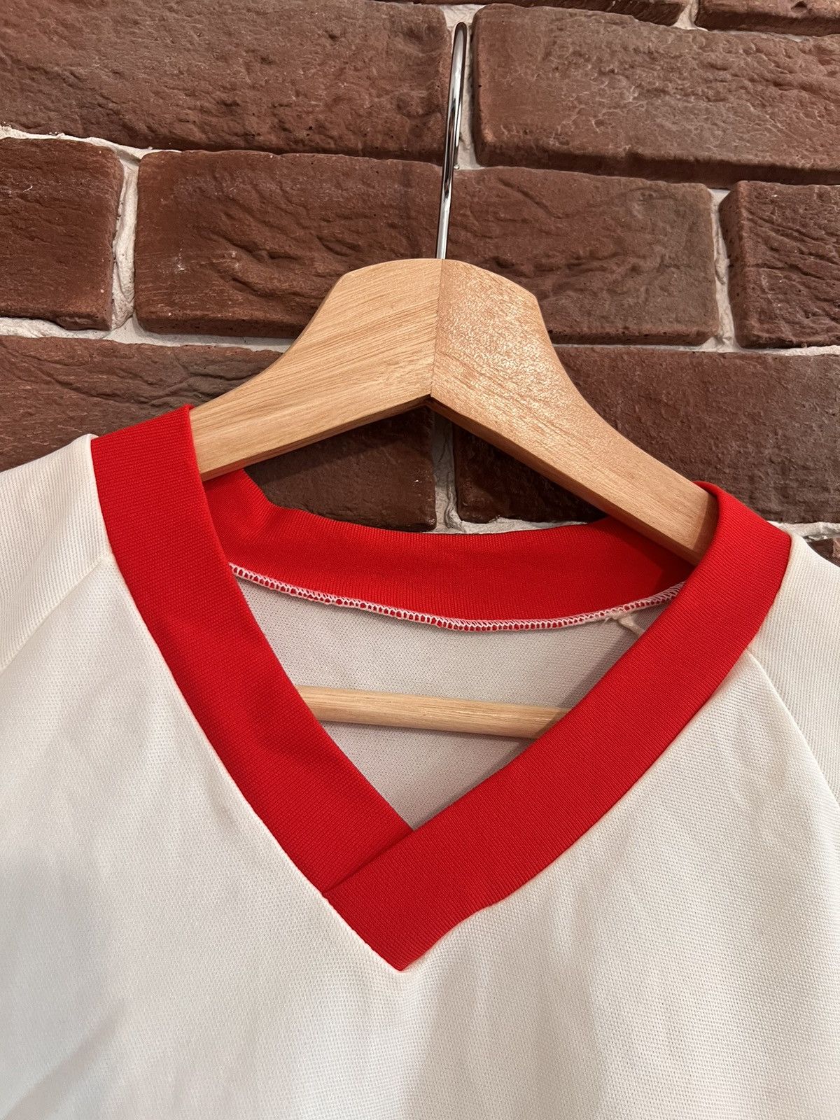 Majestic Rare 80s Vintage Boston Red Sox MLB XL Sand Knit Jersey Size US XL / EU 56 / 4 - 7 Thumbnail