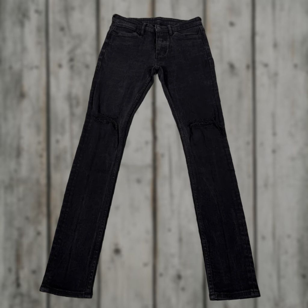 Ksubi VINTAGE Ksubi Jeans Mens 30x32 Van Winkle Ace Black Slice Skinny Distressed Denim Pants Size US 30 / EU 46 - 1 Thumbnail