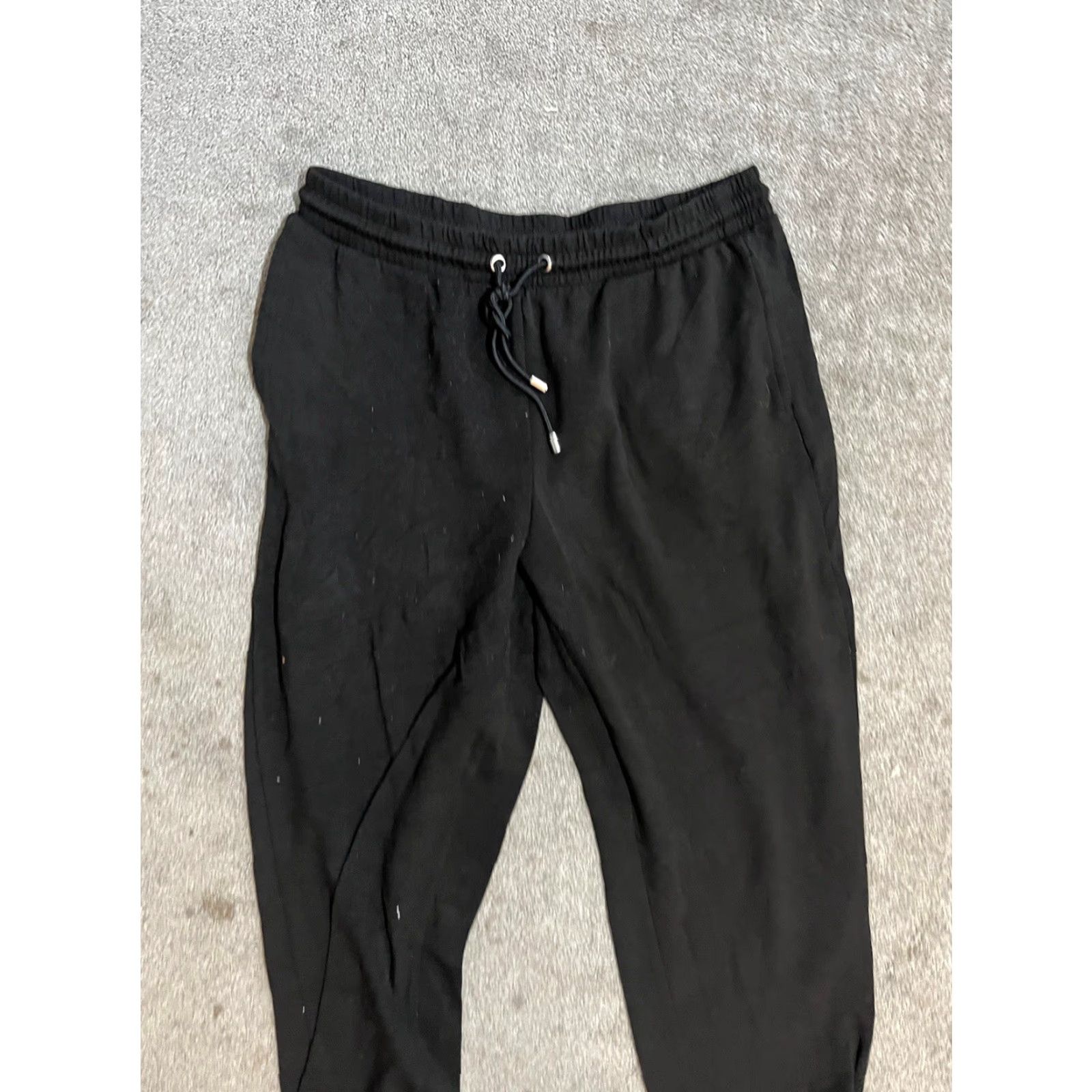 Vintage Truth by Republic Jogger Pants Men L Black Tapered Casual Rayon Blend Size US 33 - 2 Thumbnail