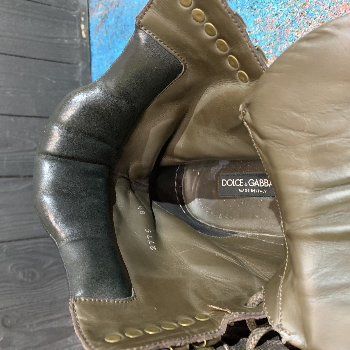 Dolce & Gabbana DOLCE & GABBANA Leather Men’s Boots Size 8.5 Size US 8.5 / EU 41-42 - 16 Thumbnail