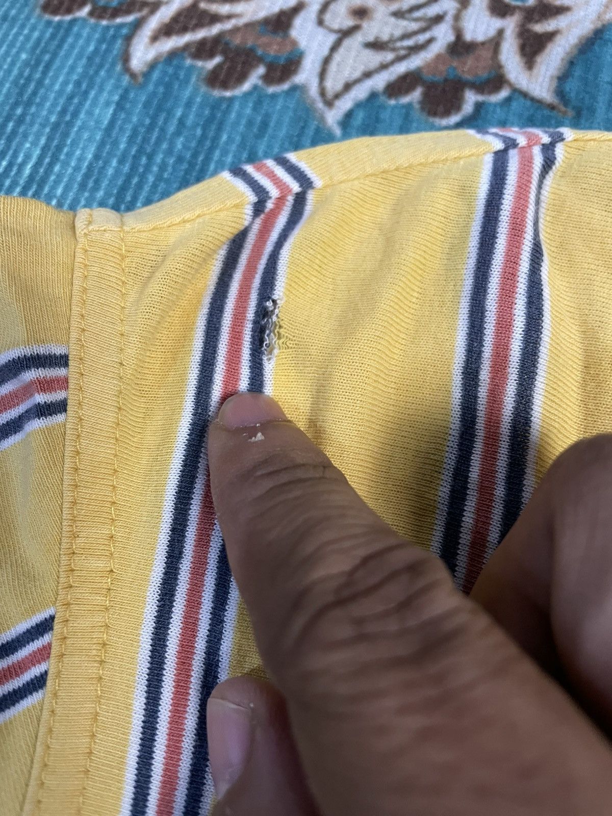 Ikea RARE 🔥 Ikea Vertical Striped Zipper Polo Tee Size US M / EU 48-50 / 2 - 4 Thumbnail