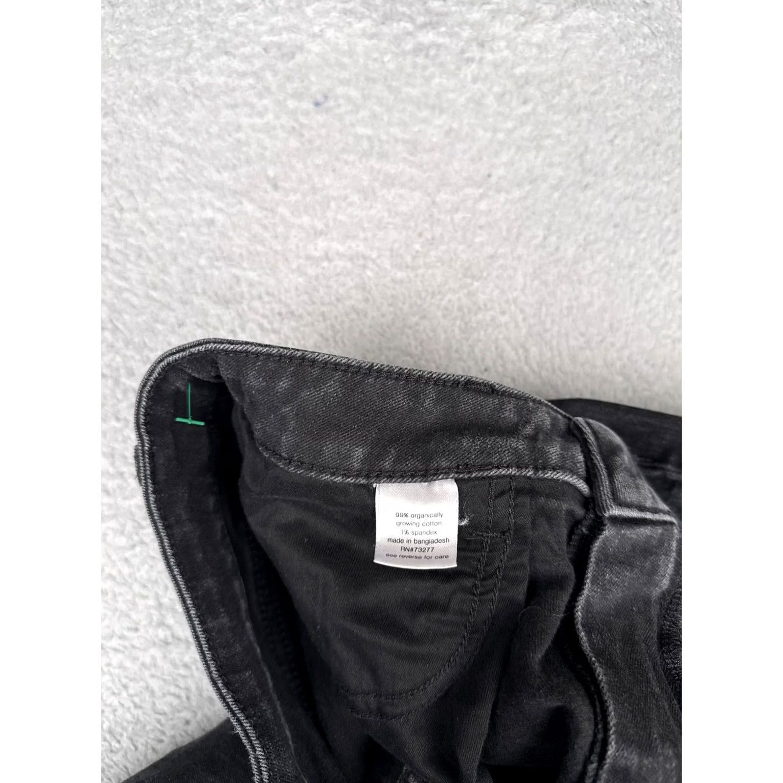 Elizabeth and James Elizabeth and James Jeans Flared Womens 14 Black Charcoal High Rise Stretch 32x30 Modern Bohemian Dressy Denim Pants Mens Womens Girls Size 36" / US 14 / IT 50 - 7 Thumbnail
