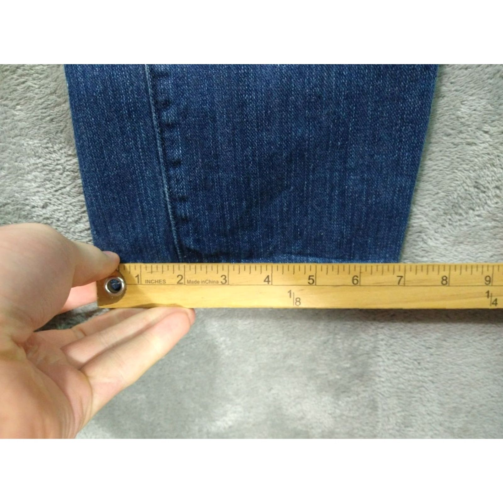 Levi's Levi's 511 Jeans Mens 34x34 Blue Denim Mid Rise Skinny 5-Pocket Dark Wash Size US 34 / EU 50 - 6 Thumbnail