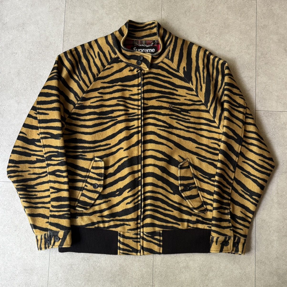 Supreme Supreme Loro Piana Tiger Print Wool Jacket Size US M / EU 48-50 / 2 - 1 Thumbnail