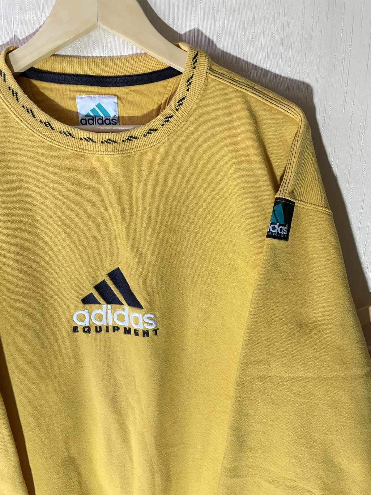 Adidas × Vintage Adidas Equipment vintage streetwear sweatshirt 90s Size US XL / EU 56 / 4 - 2 Thumbnail