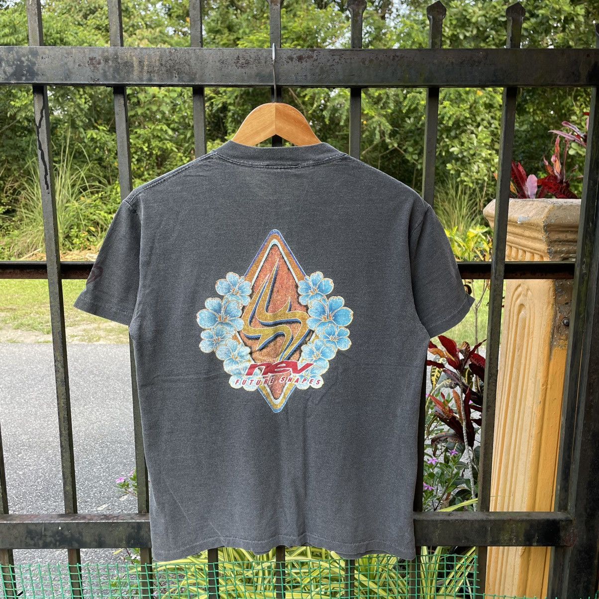 Other 🔥Vintage 90s NEV Surfboard Hawaii Design Big Logo Tee Size US M / EU 48-50 / 2 - 1 Thumbnail