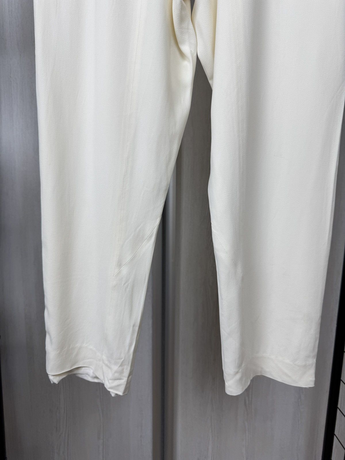 Chloe Chloe white ivory cotton embroidery acetate viscose pants Size 28" / US 6 / IT 42 - 15 Thumbnail