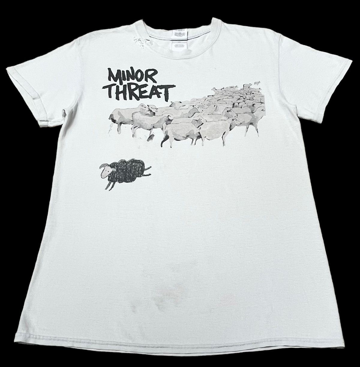 Band Tees × Vintage Vintage Hardcore Punk Band Minor Threat T-Shirt 2000s Size US S / EU 44-46 / 1 - 3 Thumbnail