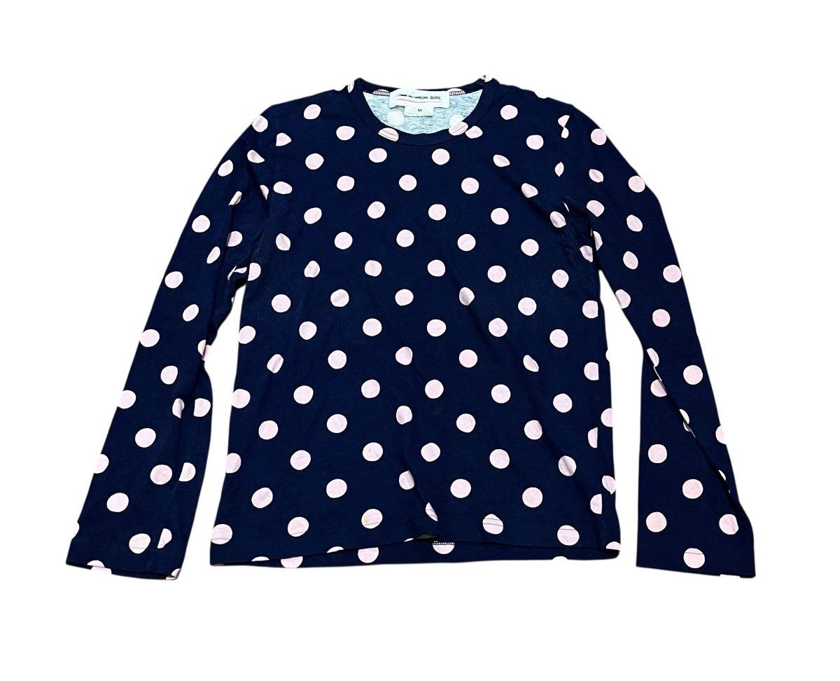 Comme des Garcons TAX FREE 🇺🇸 Comme des garcons girl pink polkadot longsleeve Size US M / EU 48-50 / 2 - 1 Thumbnail
