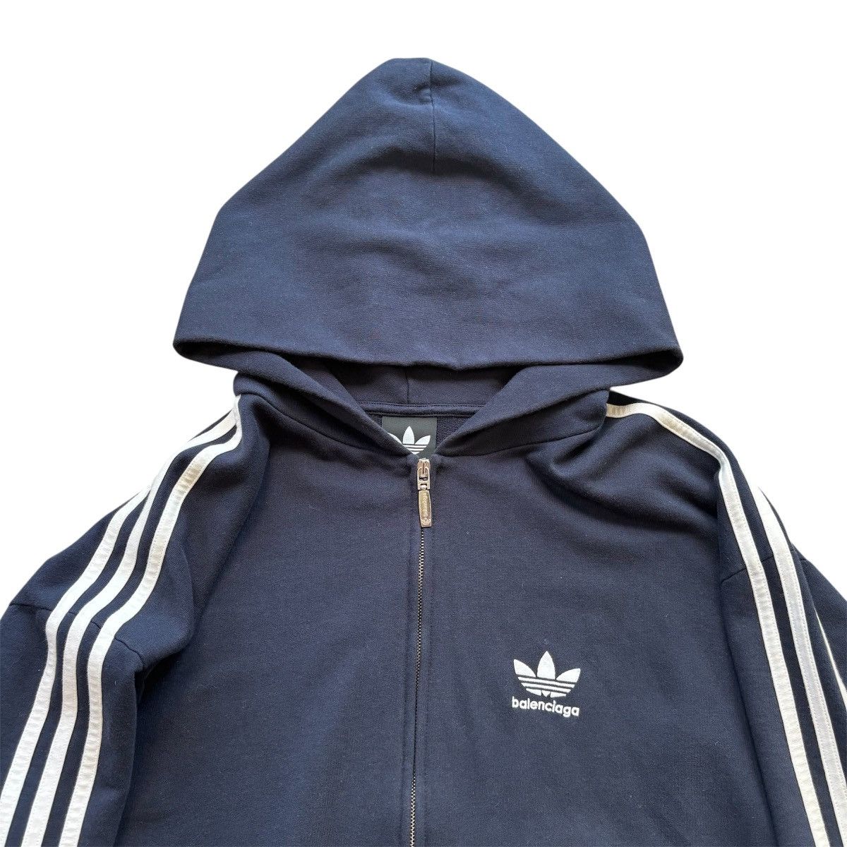 Adidas × Balenciaga Balenciaga Adidas Zip Up Hoodie Size US XXS / EU 40 - 4 Thumbnail
