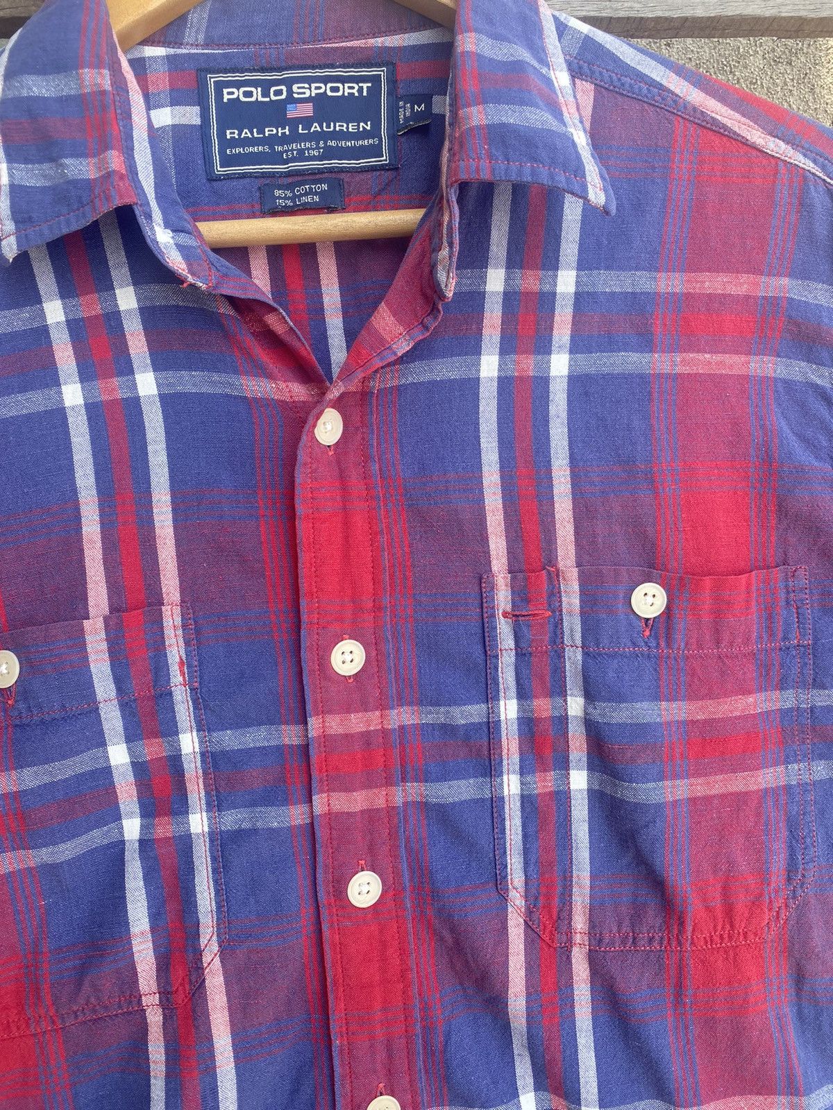 Polo Ralph Lauren Vintage Polo Sport Shirt Button Ups Size US M / EU 48-50 / 2 - 4 Thumbnail