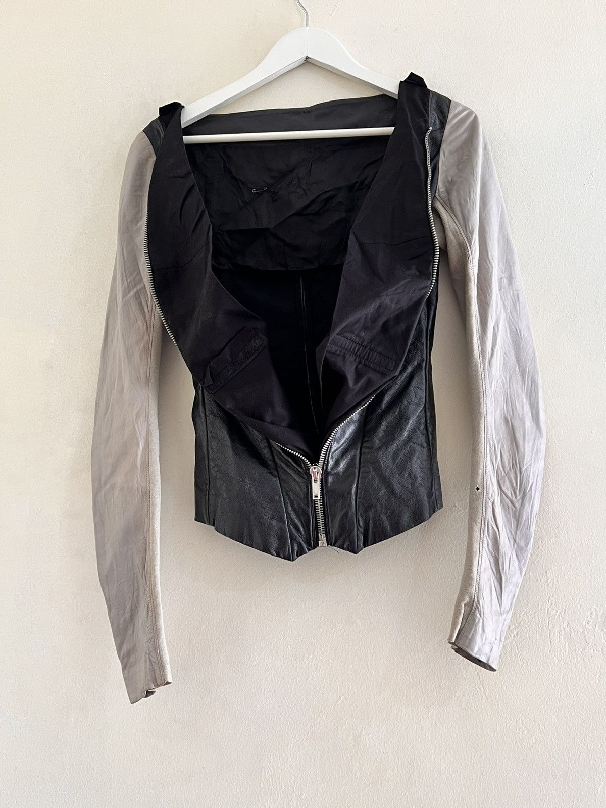 Rick Owens Vinted Leather Jacket Size L / US 10 / IT 46 - 5 Thumbnail