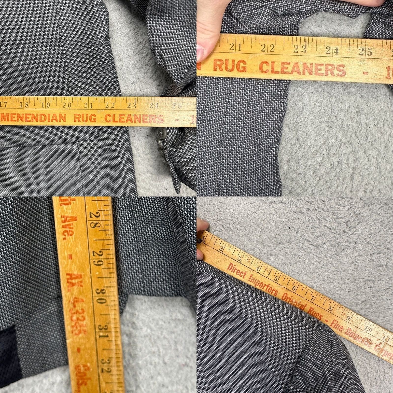 Michael Kors Michael Kors Mens Blazer Sport Coat Grey Textured 2 Button Notch Lapel Flap Pocket EUC Regular 44R Mens Business Casual Jackets Size 44R - 8 Thumbnail