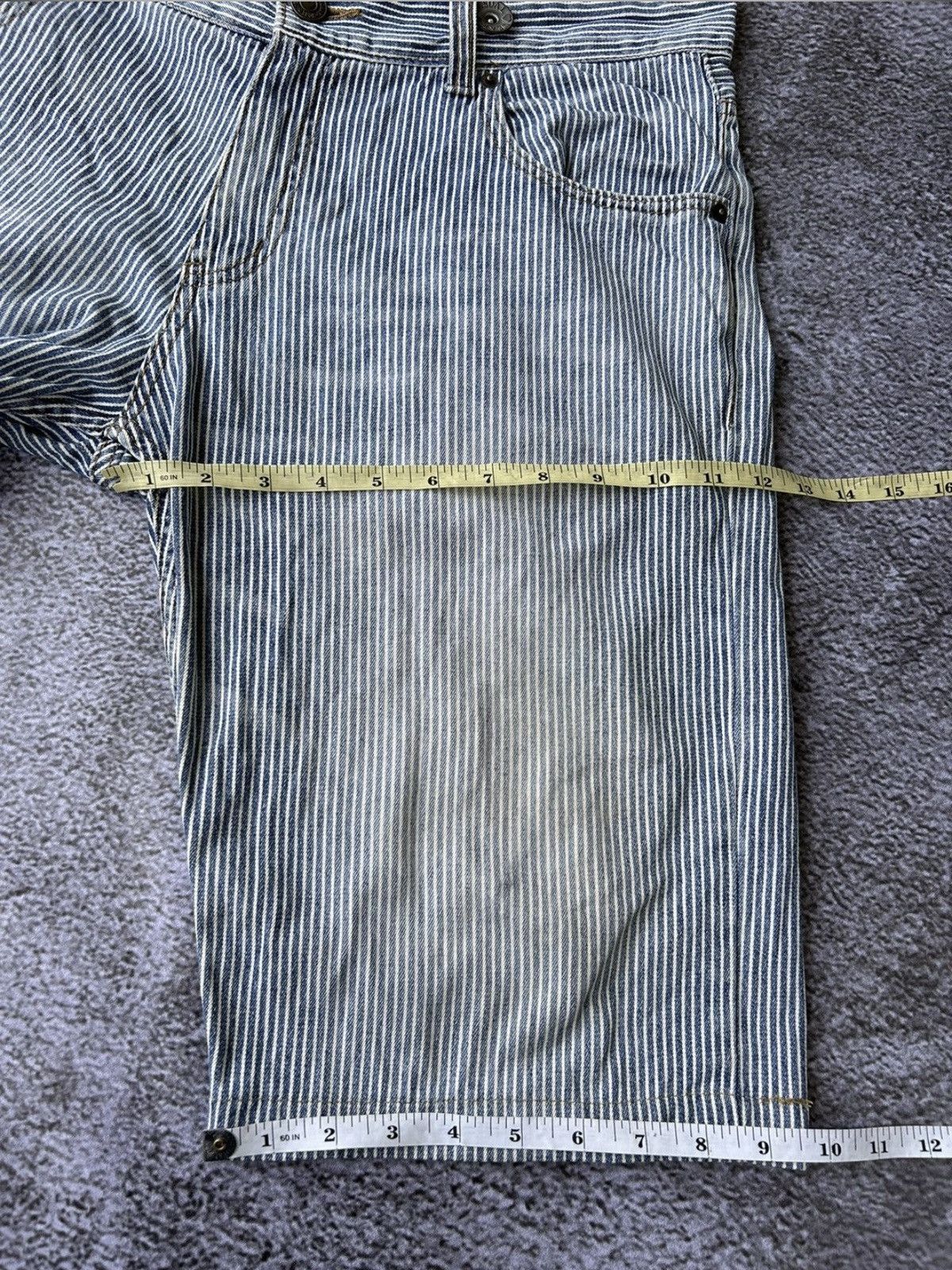 Hysteric Glamour Striped dominate short pants patched Size US 34 / EU 50 - 9 Thumbnail