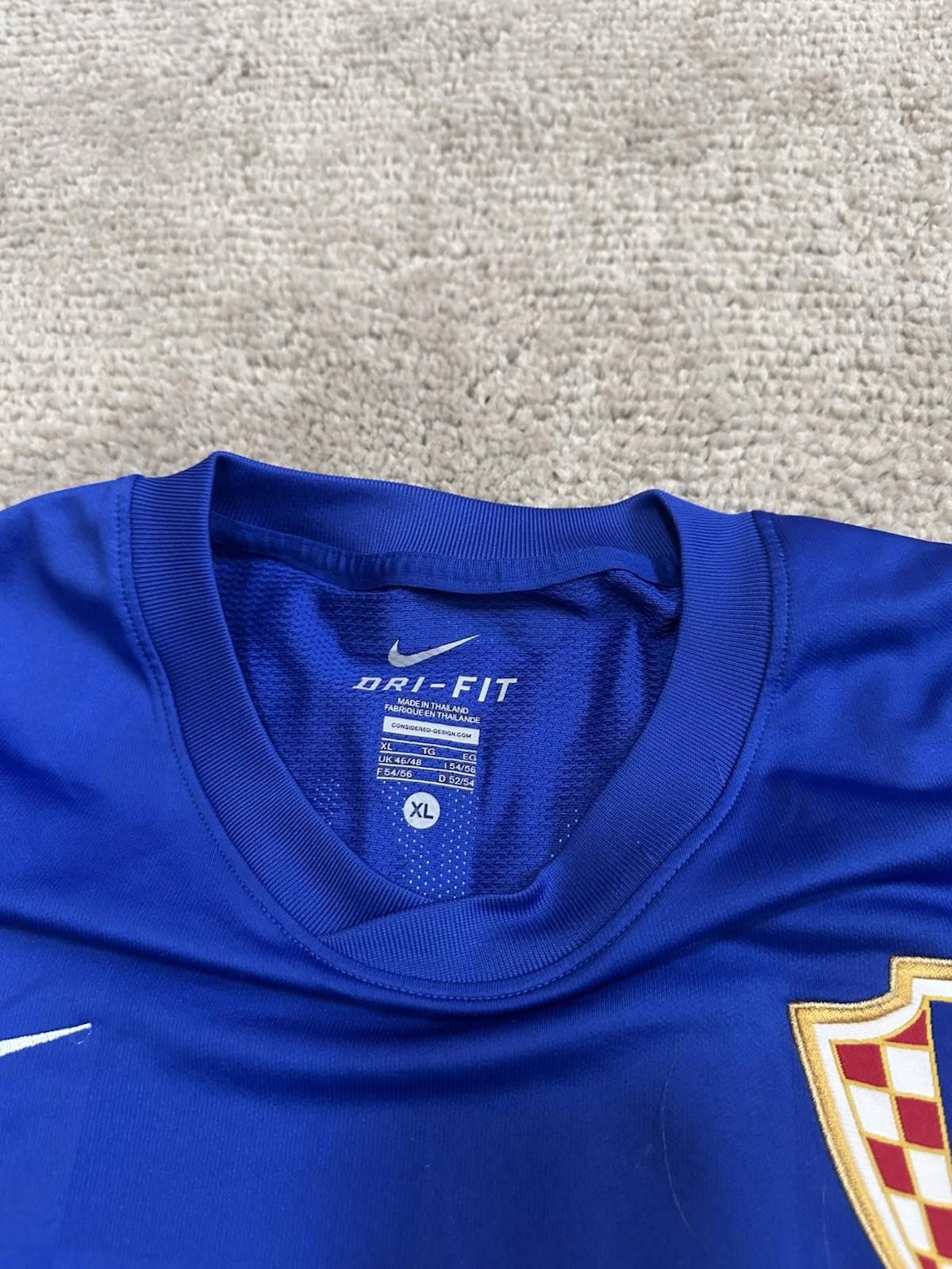 Nike 2010-2012 Nike Croatia #7 Rakitić Away Player Match Issue Size US L / EU 52-54 / 3 - 6 Thumbnail