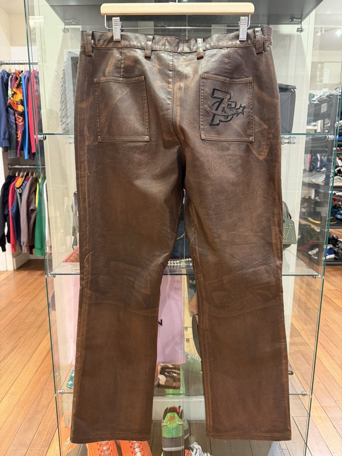 TRIPLE SEVENS Triple Sevens Leather Pants Size US 36 / EU 52 - 2 Thumbnail