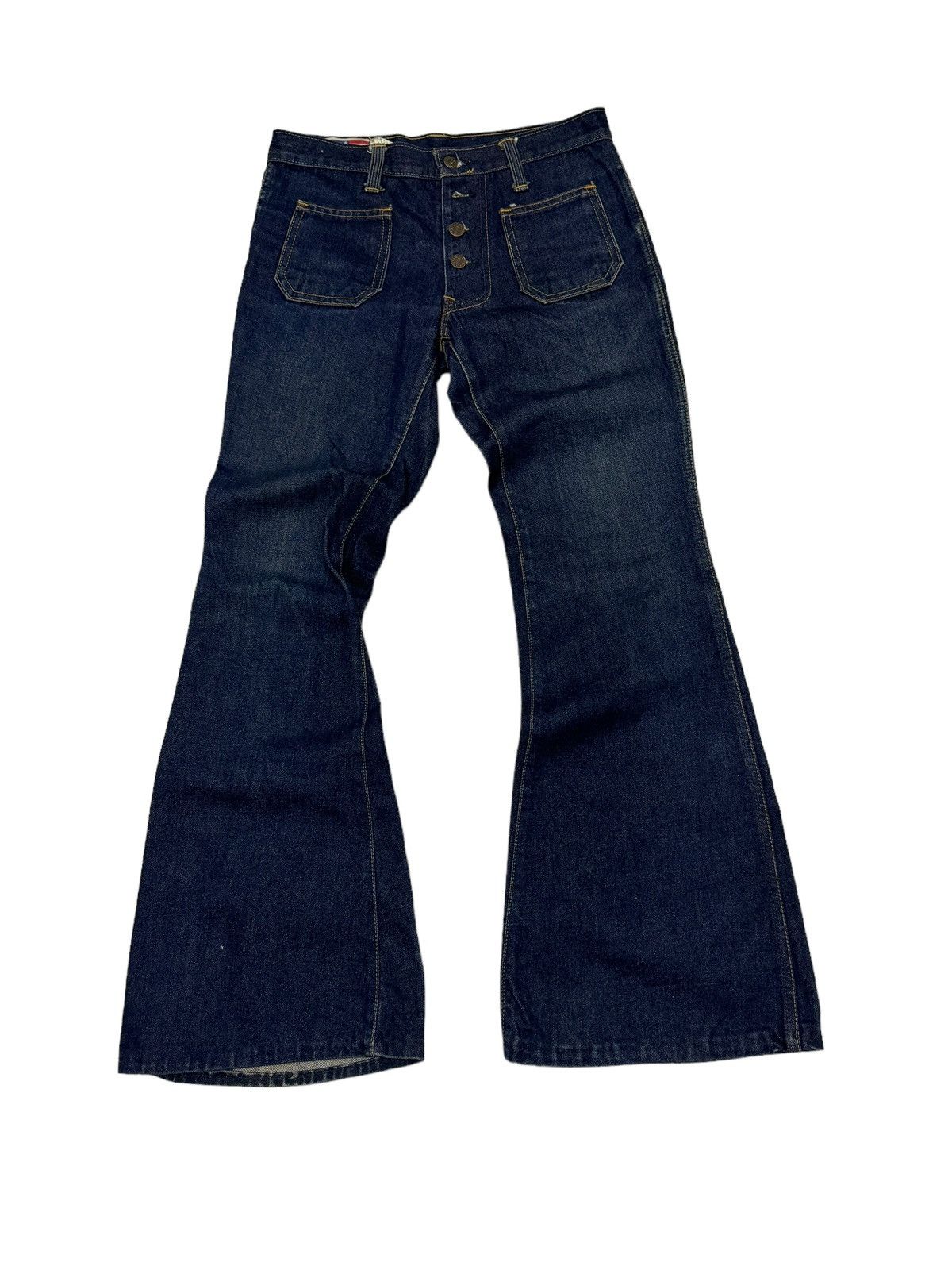 Designer × Japanese Brand × Vintage FLARE BOBSON BELL BOTTOM DENIM JEANS Size US 28 / EU 44 - 1 Thumbnail