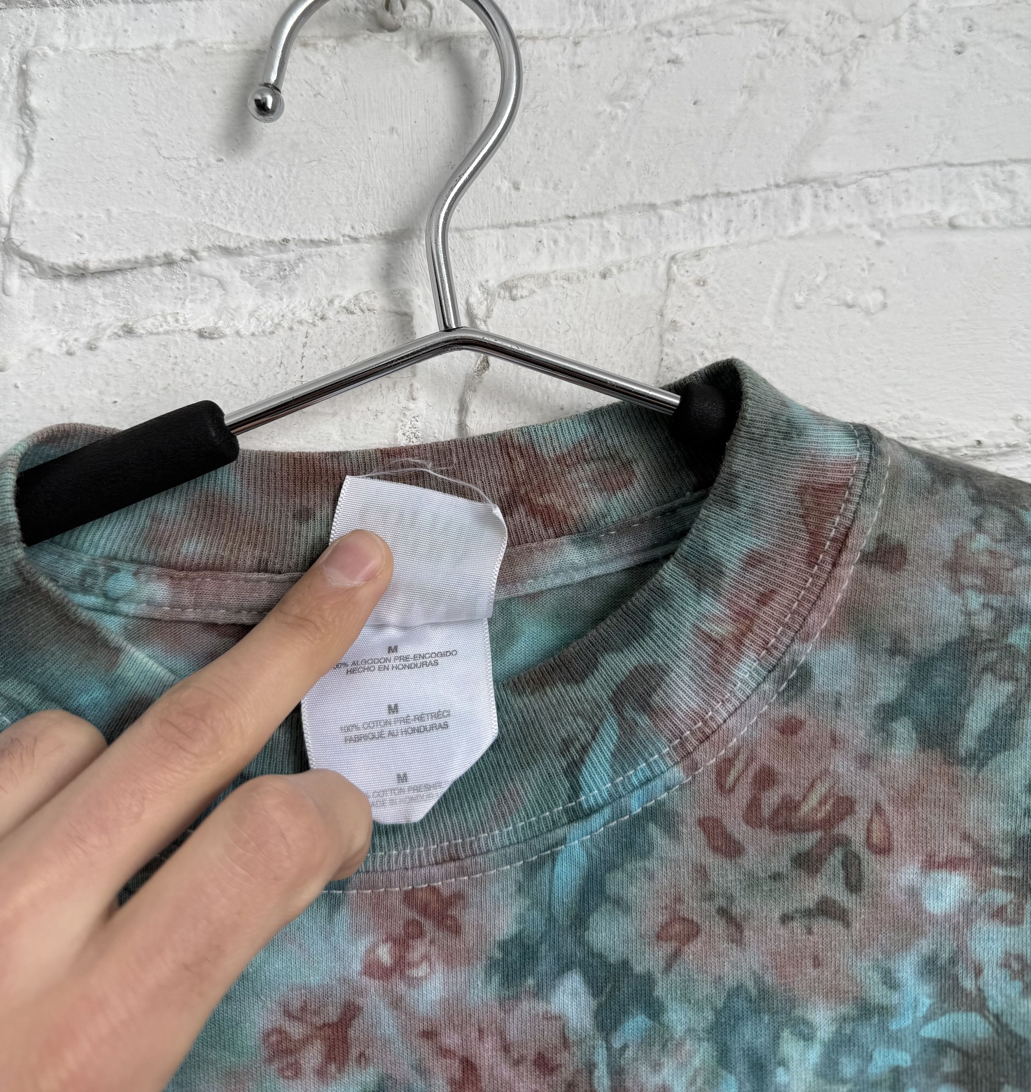 Band Tees Vintage 90s Woodstock Festival NY Tie Dye long sleeve tee Size US M / EU 48-50 / 2 - 4 Thumbnail