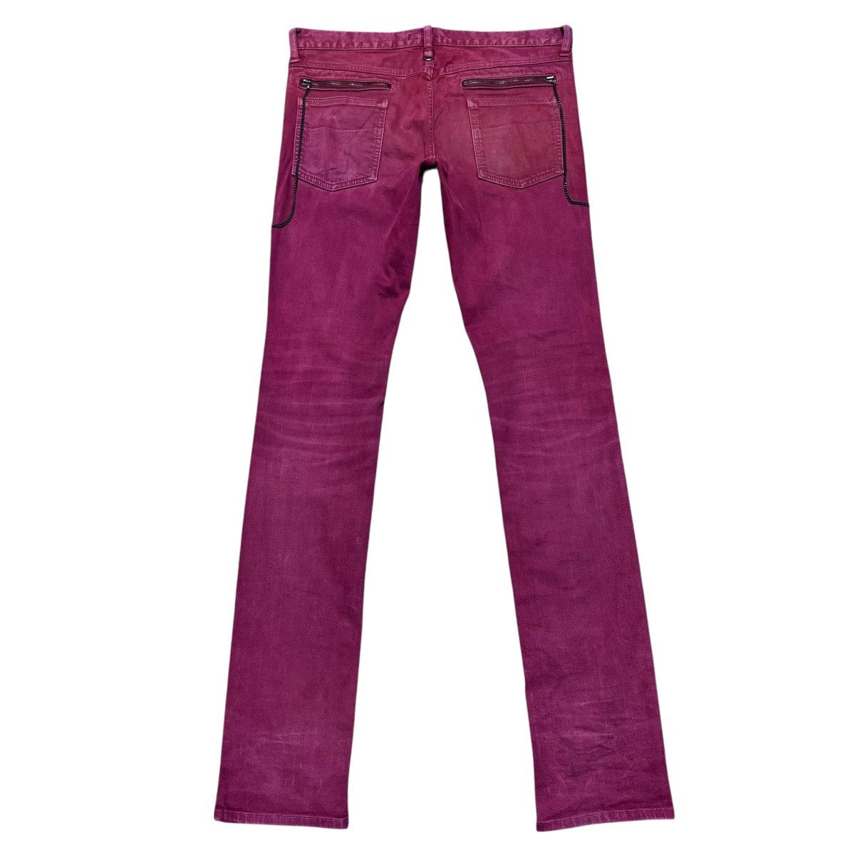 Schlussel Schlussel Brass Red Denim Skinny Jeans Size US 32 / EU 48 - 2 Thumbnail