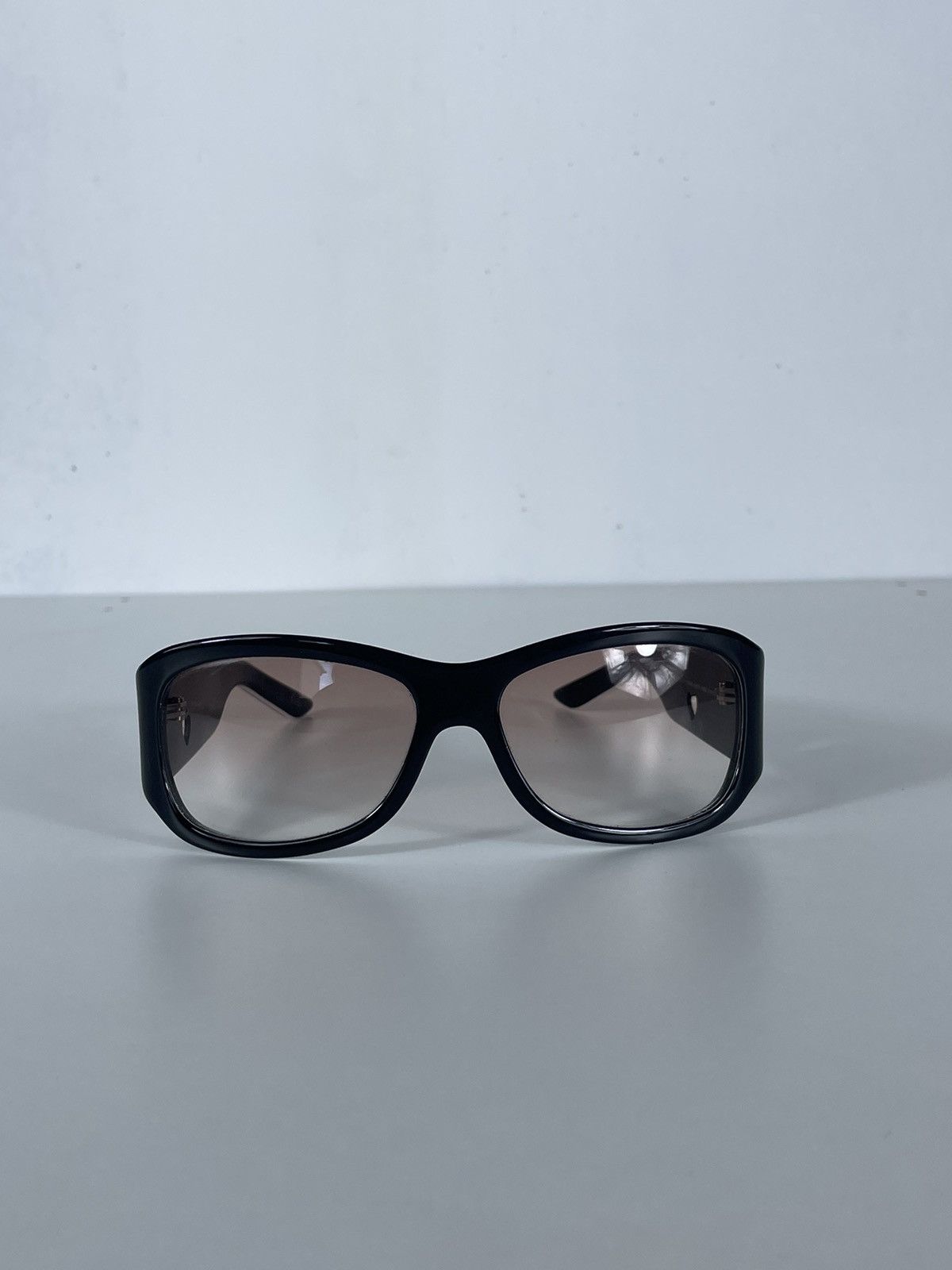 Designer × Dior × Vintage Black vintage retro y2k 00s heart big logo sunglasses Dior Size ONE SIZE - 3 Thumbnail
