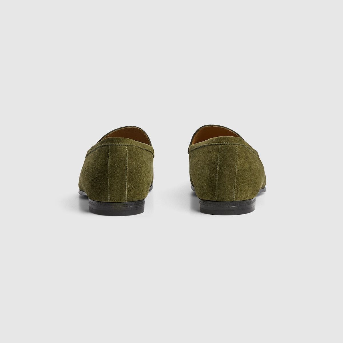 Gucci o1s1wg111025 Loafers With Horsebit in Dark Green Size US 10 / EU 43 - 9 Thumbnail