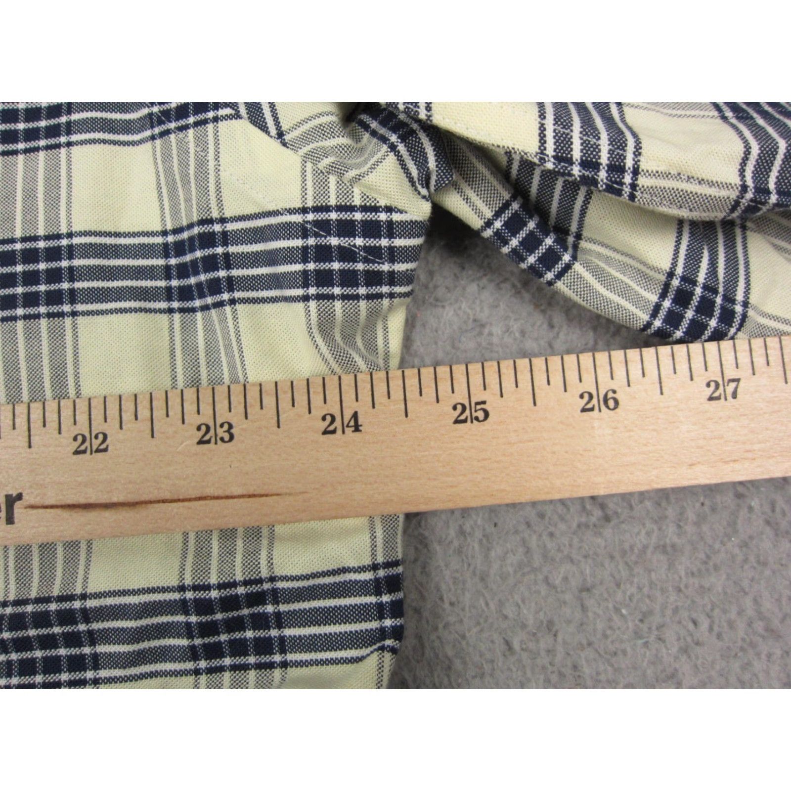 Brooks Brothers Brooks Brothers Shirt XL Blue Yellow Plaid Button-Up Mens Regular Collar Gift N/A Size US XL / EU 56 / 4 - 7 Thumbnail