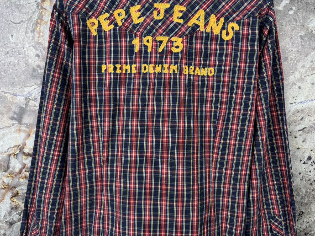Pepe Jeans Men’s Pepe Jeans London Long Sleeve Shirt Button Up Size L Size US L / EU 52-54 / 3 - 15 Thumbnail