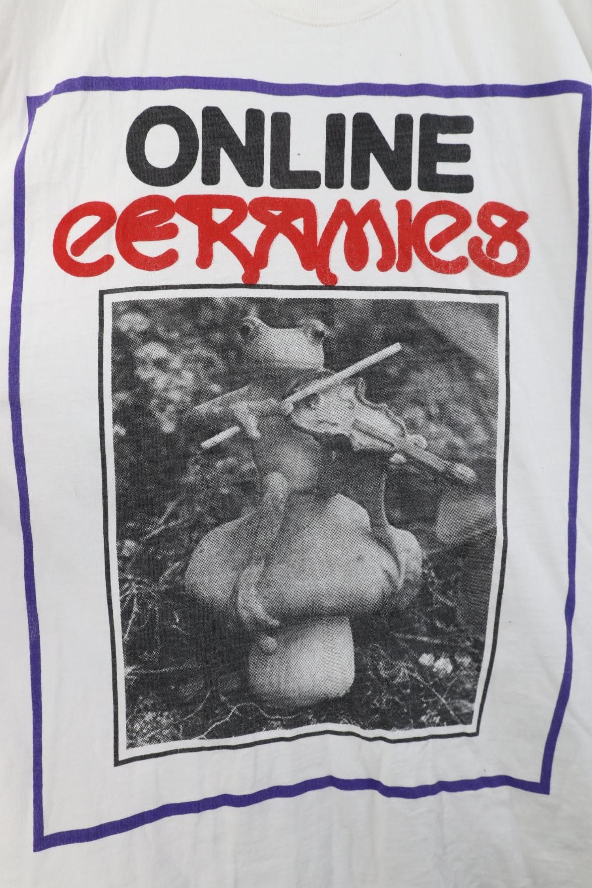 Vintage Online Ceramics Toad Violin Mushroom T-Shirt White USA Size US XXL / EU 58 / 5 - 4 Thumbnail