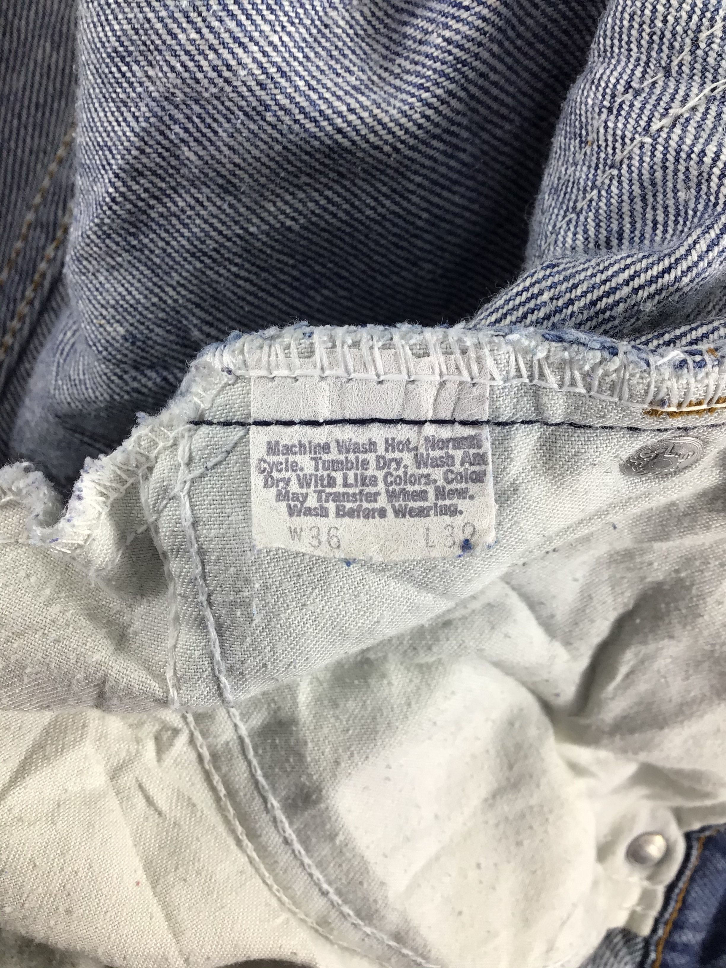 Levi's 80s Vintage Levis Jeans Faded Blue Denim -J411 Size US 36 / EU 52 - 10 Thumbnail