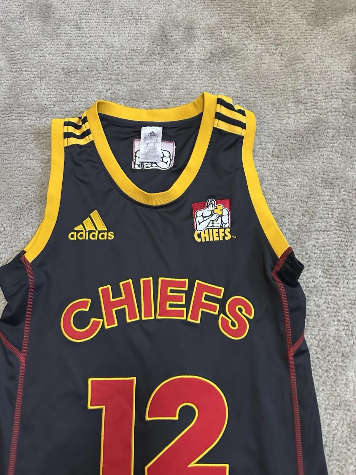 Adidas 2015 CHIEFS RUGBY NO.12 BASKETBALL JERSEY SHIRT Size US S / EU 44-46 / 1 - 4 Thumbnail
