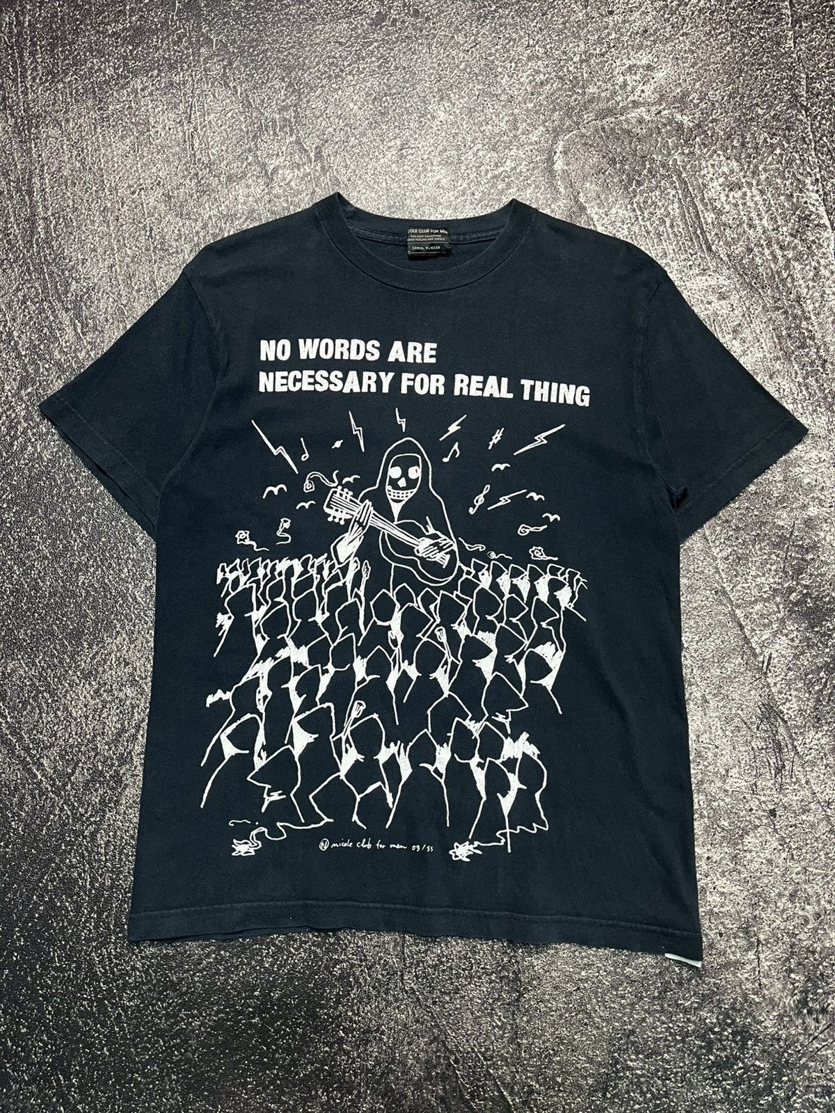 Japanese Brand Nicole Club For Men Vintage No Words Are Necessary Size US M / EU 48-50 / 2 - 1 Thumbnail